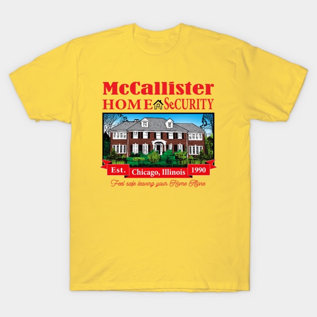 Kevin Home Security Est.1990 Lts T-Shirt by Alema Art